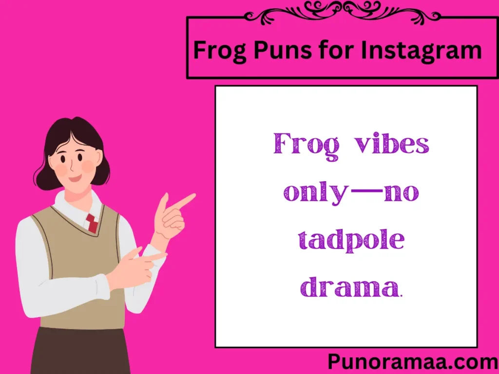 Frog Puns for Instagram