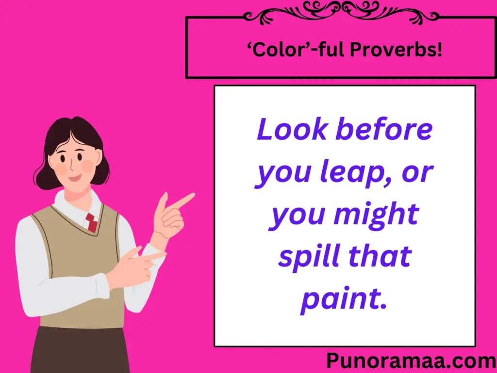 ‘Color’-ful Proverbs!