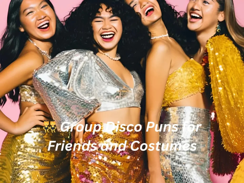 đŻââïž Group Disco Puns for Friends and Costumes