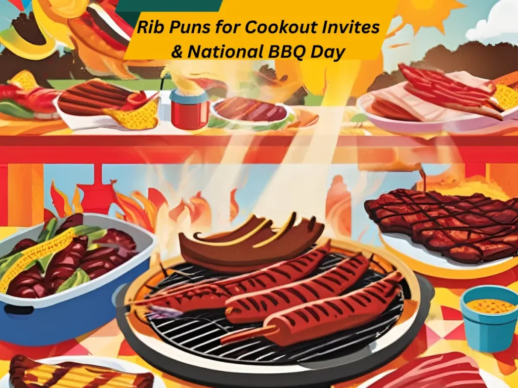Rib Puns for Cookout Invites & National BBQ Day