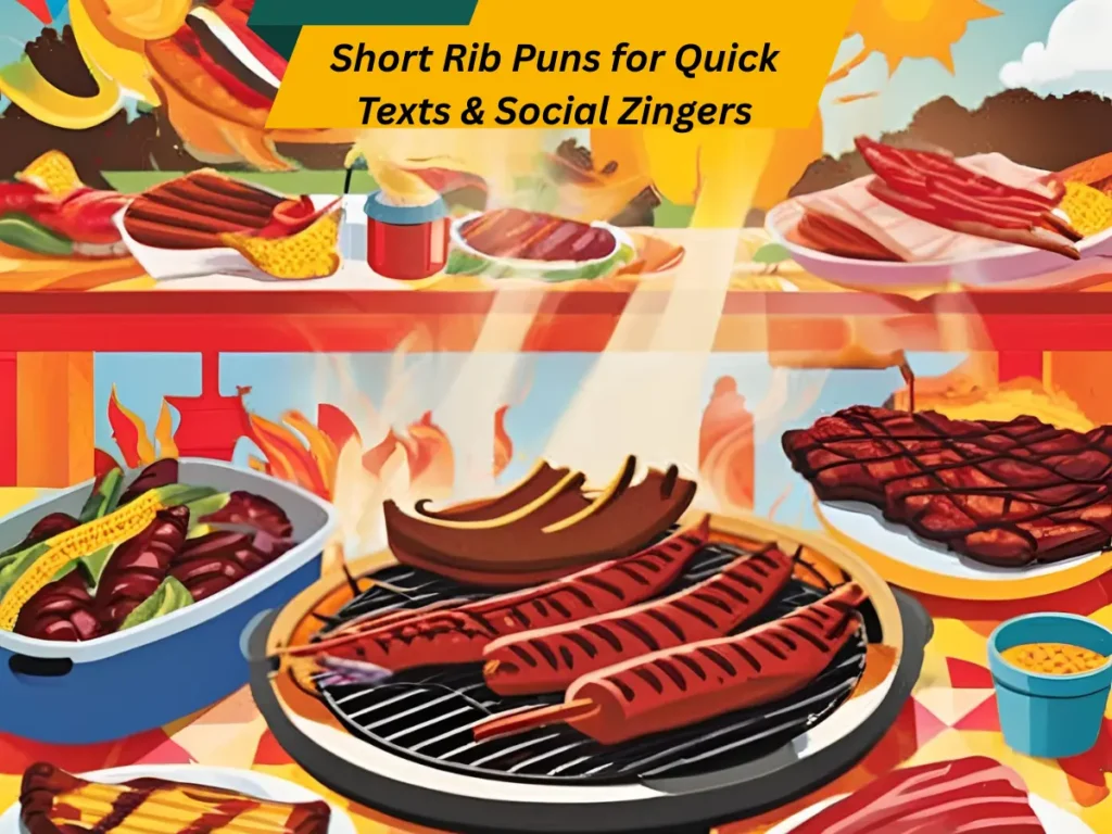 Short Rib Puns for Quick Texts & Social Zingers