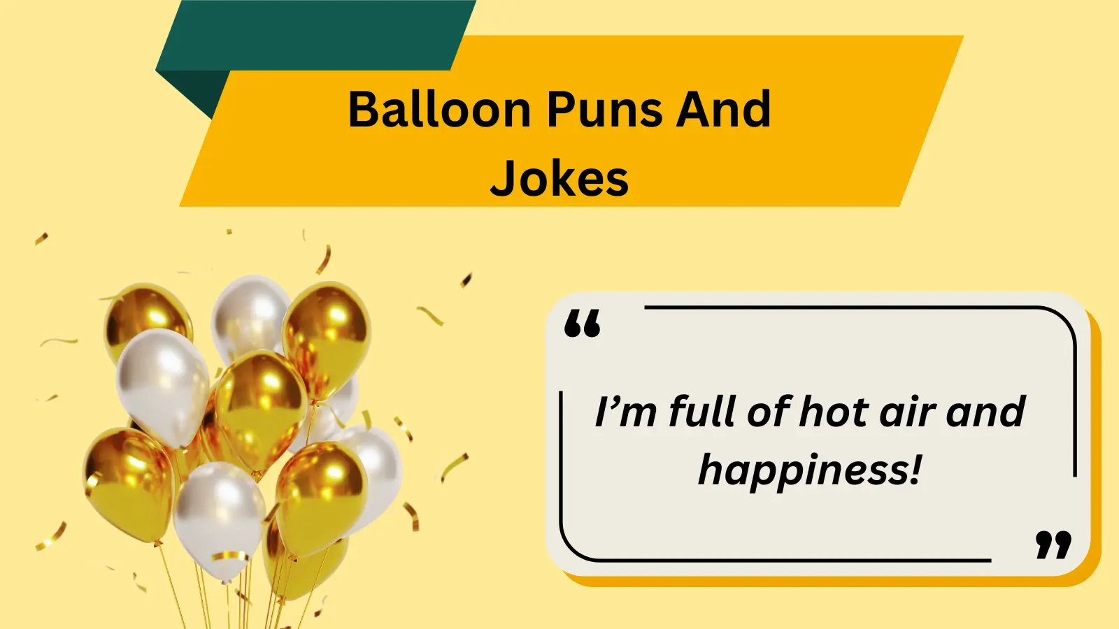 107+Balloon Puns And Jokes 🎈 Float Into the Fun!