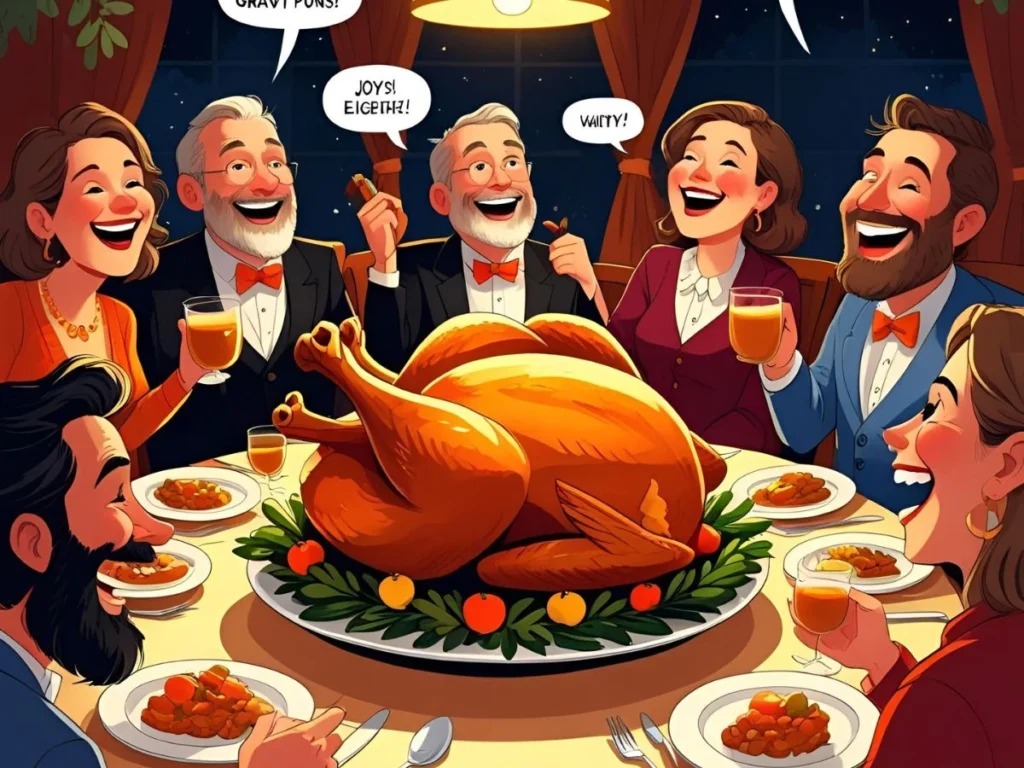 Funny Gravy Puns for Thanksgiving Table Talk