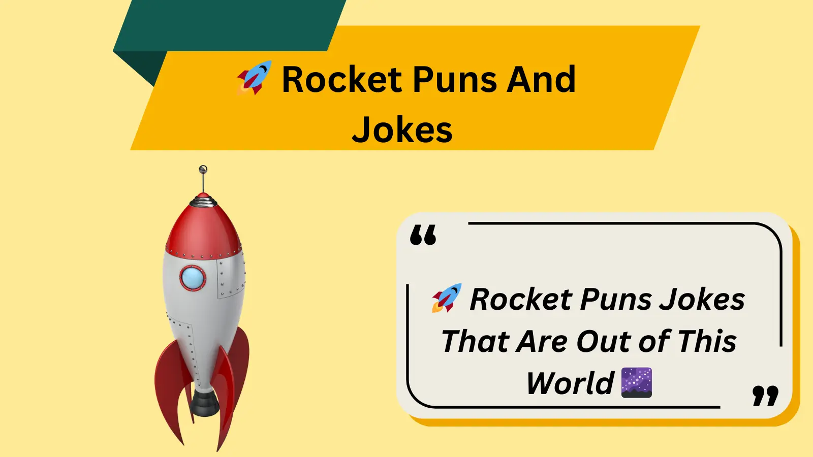 🚀135+ Rocket Puns Jokes That Are Out of This World 🌌