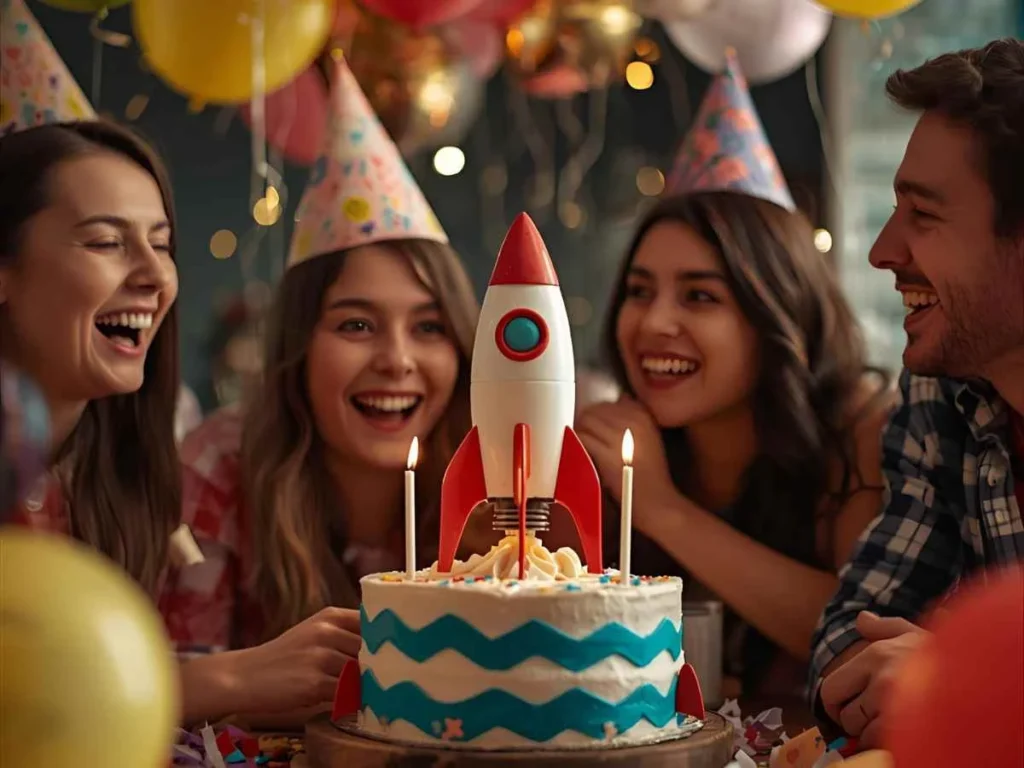Rocket Puns for Birthday Cards and Celebrations