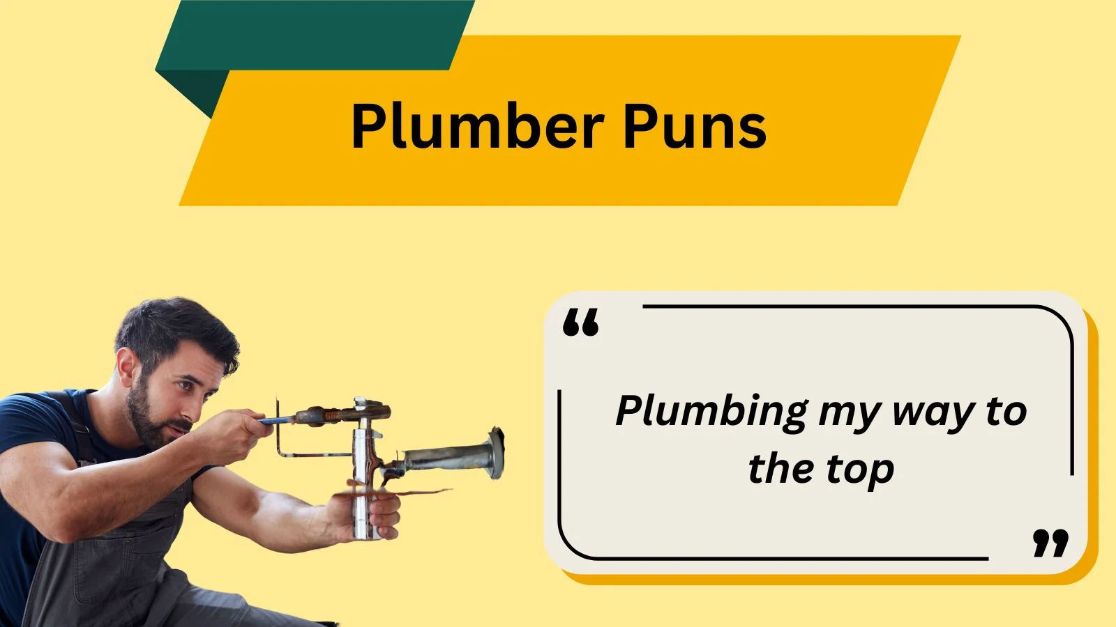 Plumber Puns