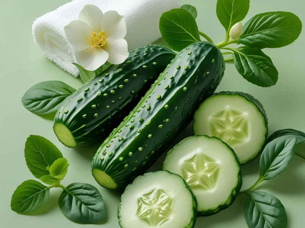 Spa Day Cucumber Puns for Self-Care Vibes