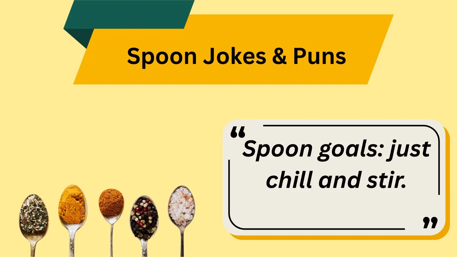 Spoon Jokes & Puns