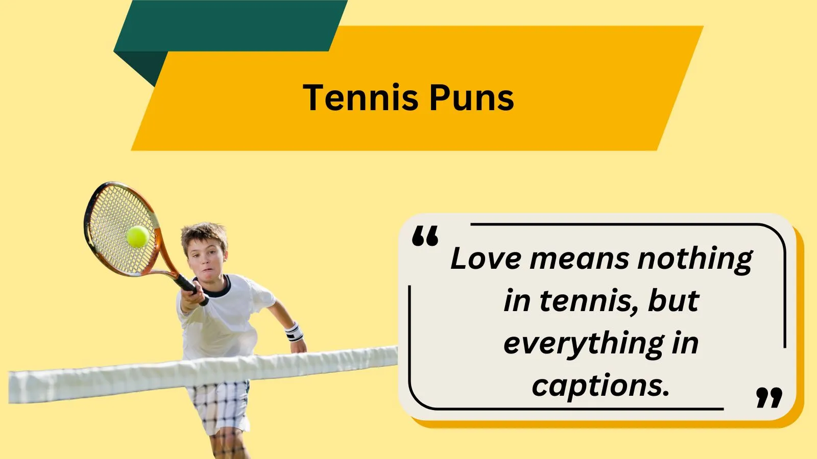 Tennis Puns