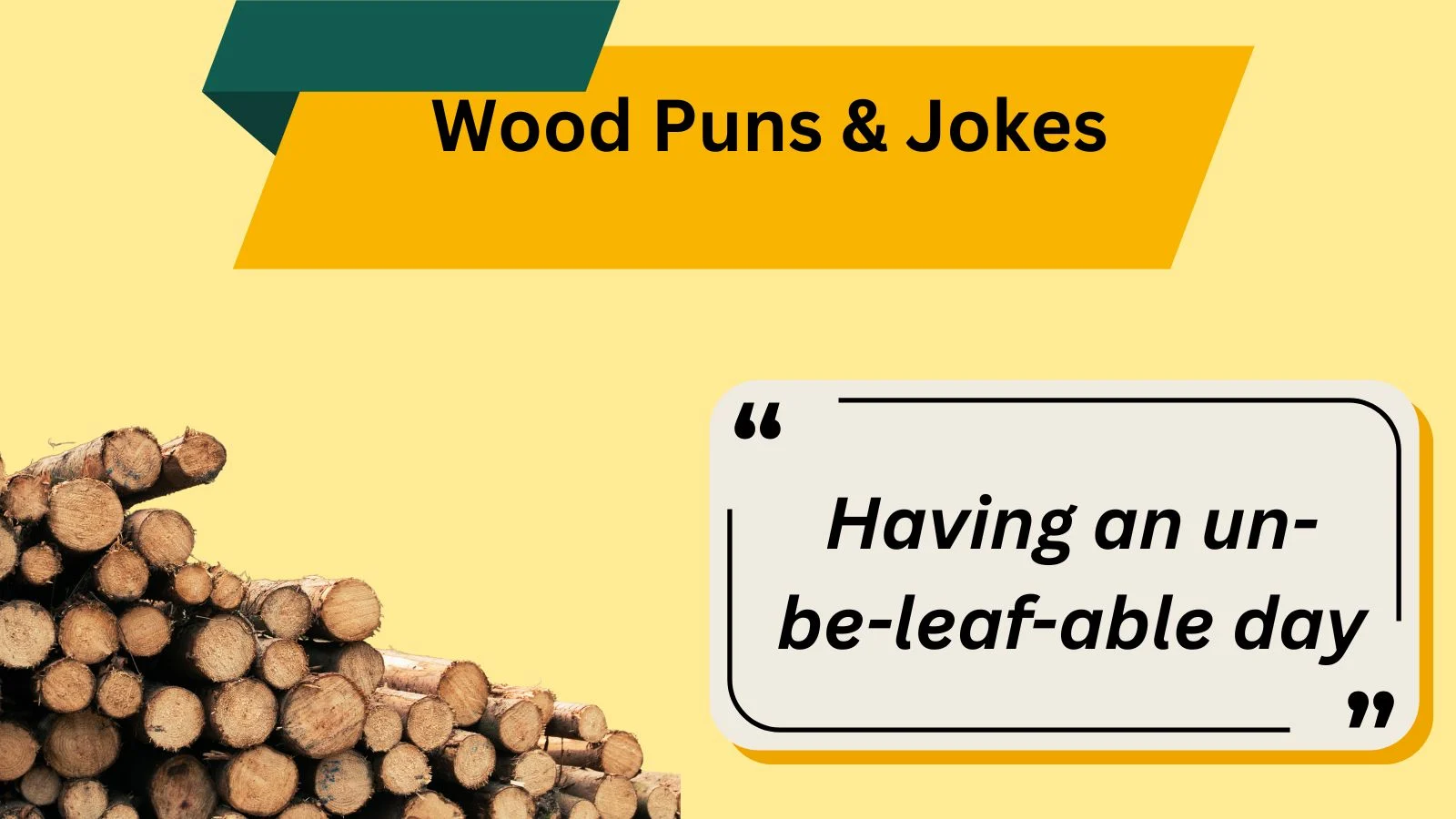 🌲 321+ Wood Puns & Jokes That Will Leave You Stumped (In a Good Way!)