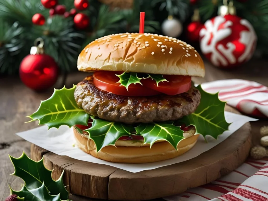 Festive Christmas Burger Puns