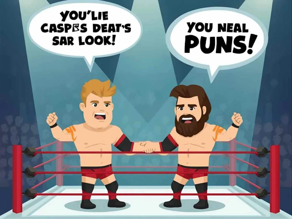 Funny Wrestling Puns & Wordplay for Social Media