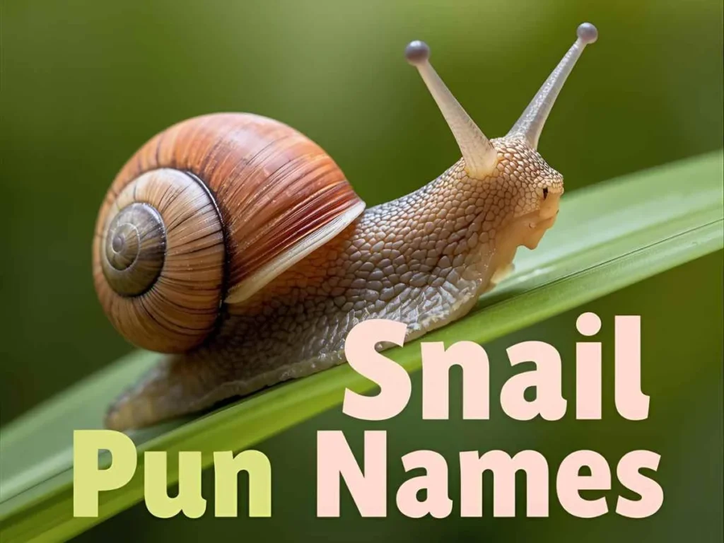 Snail Pun Names for Pets