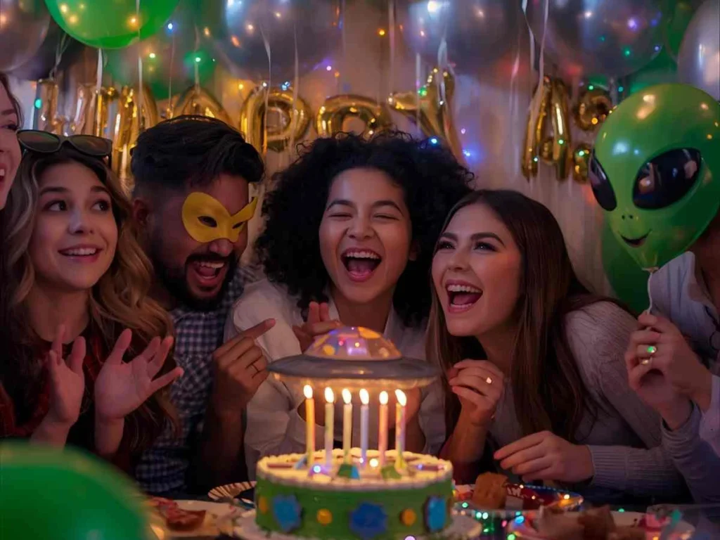 Alien Birthday Jokes & Party Captions