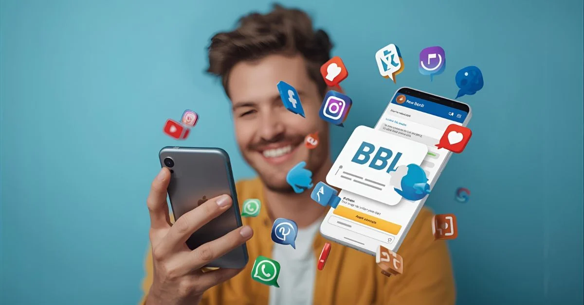 BBL meaning in texting and social media highlighted on smartphone screen